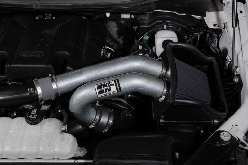 Load image into Gallery viewer, K&amp;N 15-23 Ford F-150 (Incl. Raptor) 2.7L/3.5L V6 Performance Air Intake System
