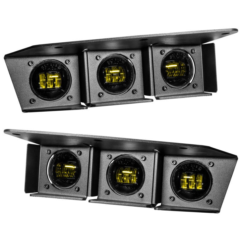Load image into Gallery viewer, ORACLE Lighting 21-22 Ford Bronco Triple LED Fog Light Kit for Steel Bumper - Yellow
