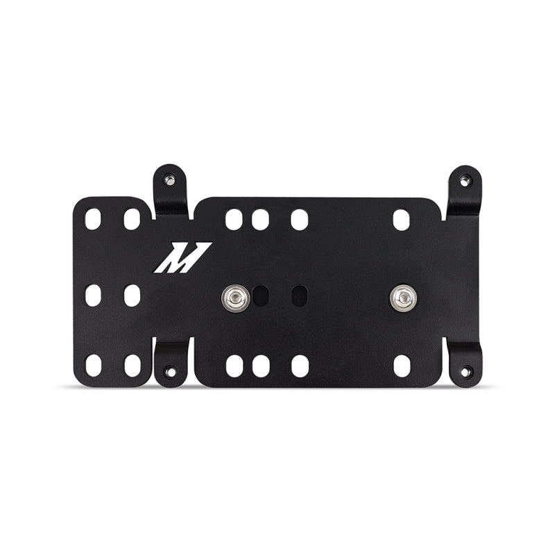 Load image into Gallery viewer, Mishimoto 2022+ Chevy 1500 Tow Hook License Plate Relocation Bracket
