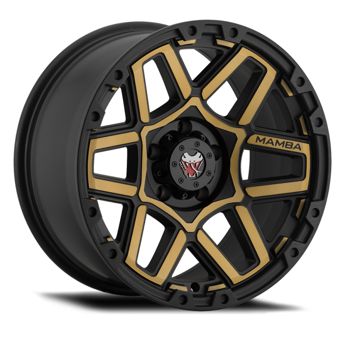 Mamba M23 17x9 6x135 ET12 Matte Black w/ Bronze Face