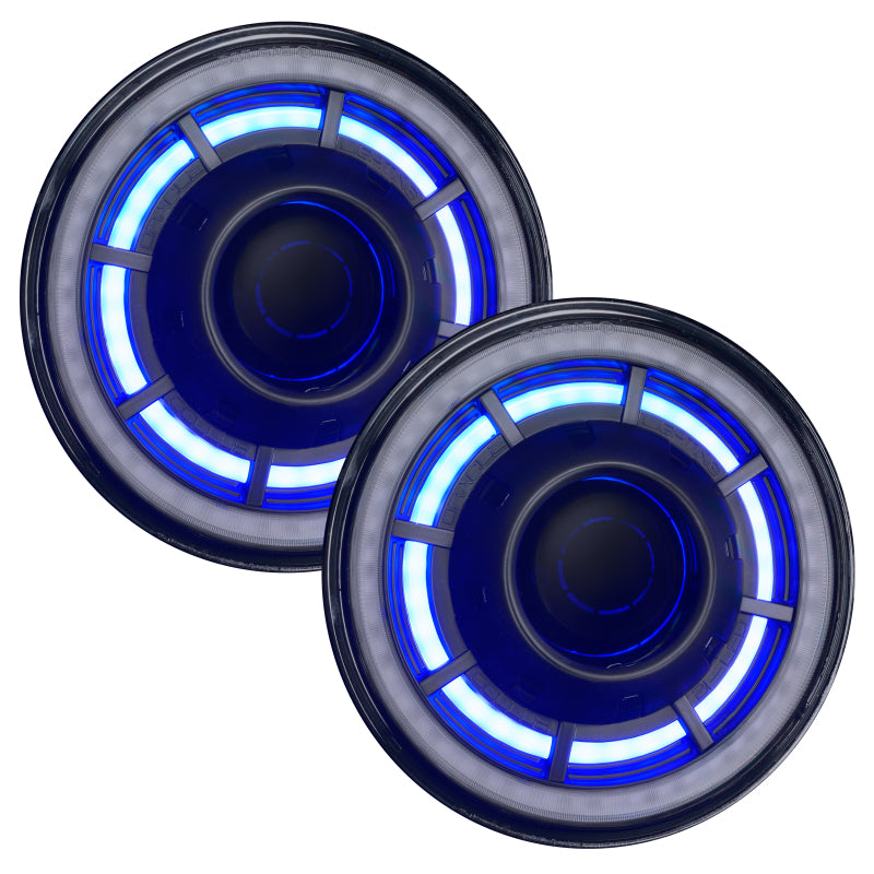 Load image into Gallery viewer, ORACLE Lighting 0718 Jeep Wrangler JK Oculus 7in ColorSHIFT Bi-LED Projector Headlights
