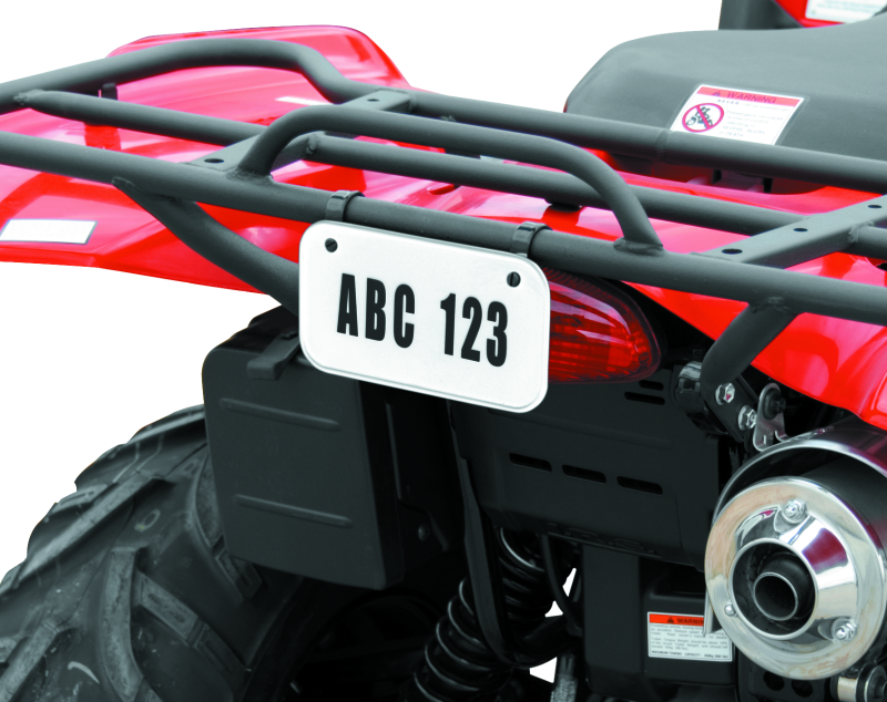 Load image into Gallery viewer, Quadboss ATV License Plate Kit - White
