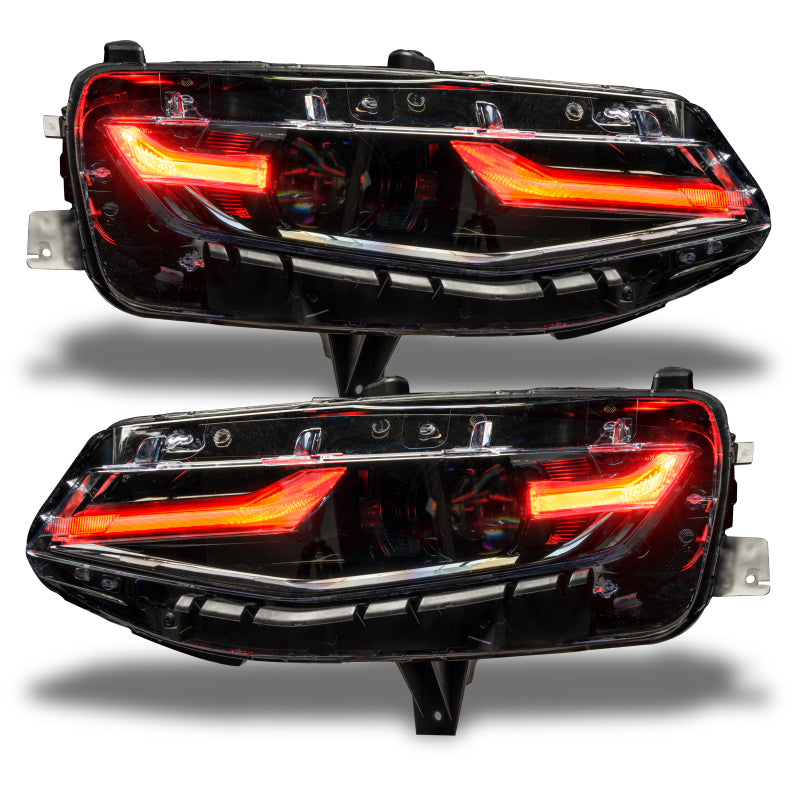 Load image into Gallery viewer, Oracle 19-21 Chevy Camaro LS/LT RGB+A Headlight DRL  Kit - ColorSHIFT w/ BC1 Controller
