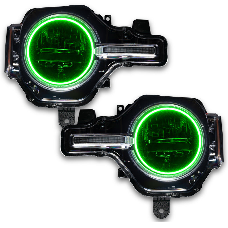 Load image into Gallery viewer, Oracle 2021 Ford Bronco Base Headlight LED Halo Kit - ColorSHIFT - w/ 2.0 Controller
