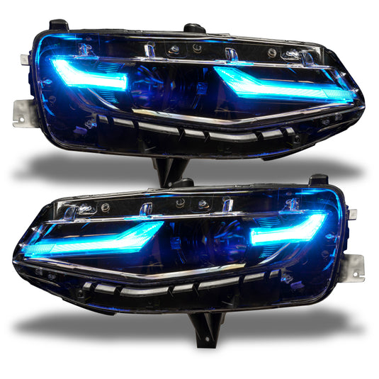 Oracle 19-21 Chevy Camaro LS/LT RGB+A Headlight DRL Kit - w/ Simple Controller
