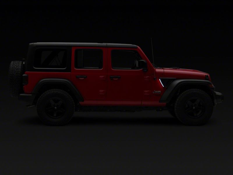Load image into Gallery viewer, Raxiom 18-23 Jeep Wrangler JL LED Fender Vent Lighting w/ DRL and Turn Signal
