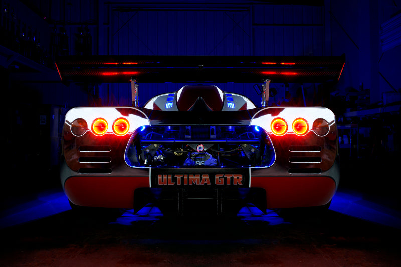 Load image into Gallery viewer, Oracle Ultima GTR LED Waterproof Tail Light Halo Kit - 4 Rings - Red
