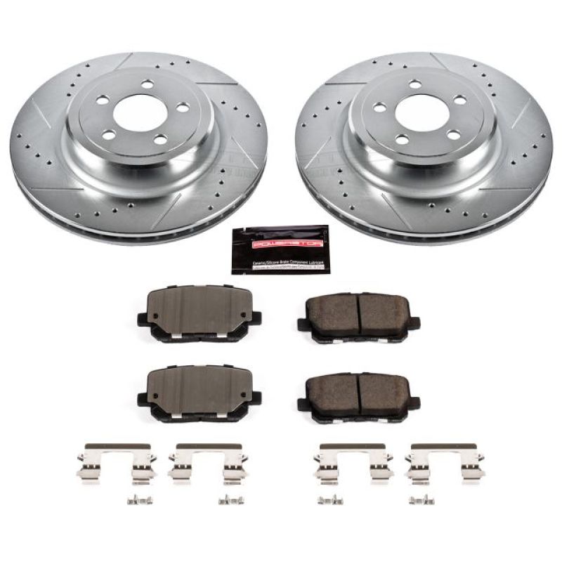 Load image into Gallery viewer, Power Stop 14-19 Dodge Charger Rear Z23 Evolution Sport Brake Kit
