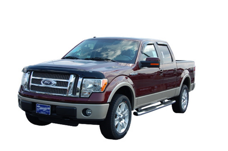 Load image into Gallery viewer, AVS 09-14 Ford F-150 (Excl. Raptor) High Profile Bugflector II Hood Shield - Smoke
