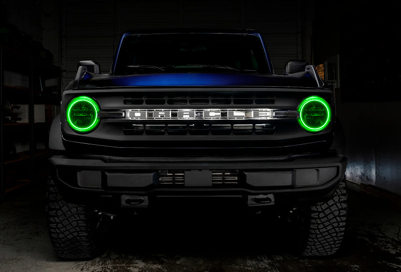 Load image into Gallery viewer, Oracle 2021 Ford Bronco Base Headlight LED Halo Kit - ColorSHIFT - w/ Simple Controller
