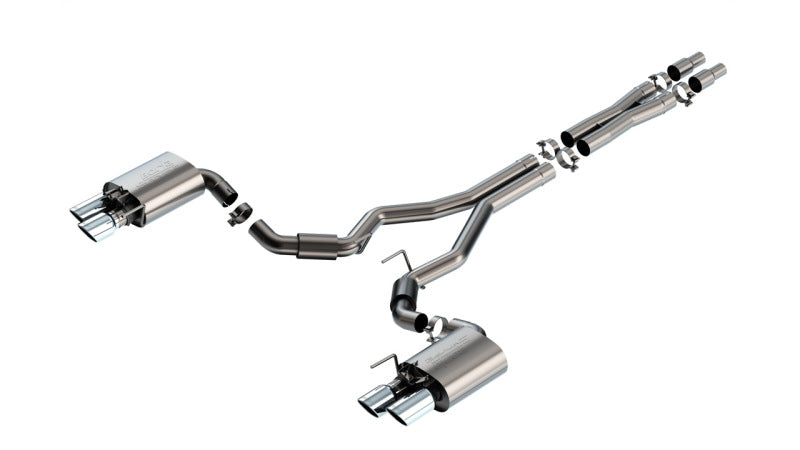 Load image into Gallery viewer, Borla 2024 Ford Mustang GT 5.0L V8 w/ Active Exhaust S-Type Cat-Back Exhaust System
