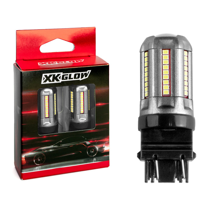 XK Glow 2pc White 3157 Auto Bulb