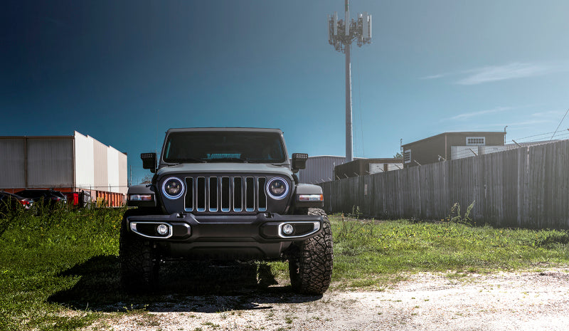 Load image into Gallery viewer, Oracle Jeep Wrangler JL/Gladiator JT 7in. High Powered LED Headlights (Pair) - White SEE WARRANTY
