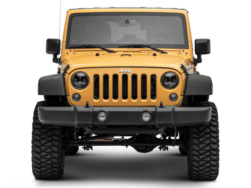 Load image into Gallery viewer, Raxiom 07-18 Jeep Wrangler JK 7-In LED Headlights- Blk Housing (Clear Lens)

