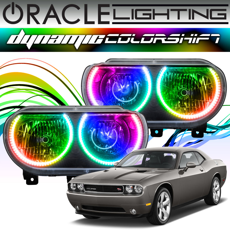 Load image into Gallery viewer, Oracle Dodge Challenger 08-14 Halo Kit - Dynamic - Dynamic
