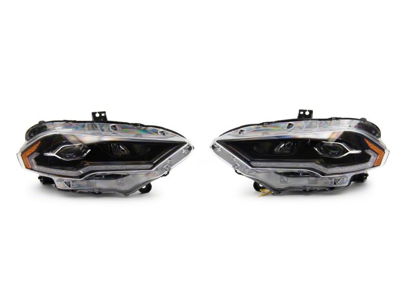 Load image into Gallery viewer, Raxiom 18-23 Ford Mustang GT EcoBoost LED Projector Headlights- Blk Housing (Clear Lens)
