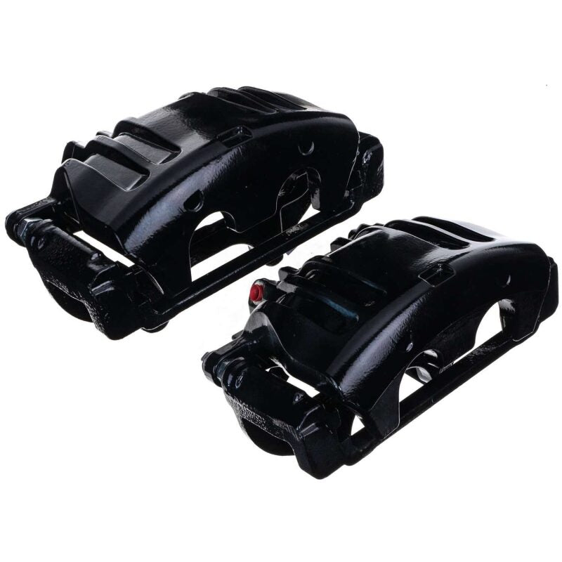 Load image into Gallery viewer, Power Stop 2014 Chrysler 200 Front Black Caliper - Pair w/Bracket
