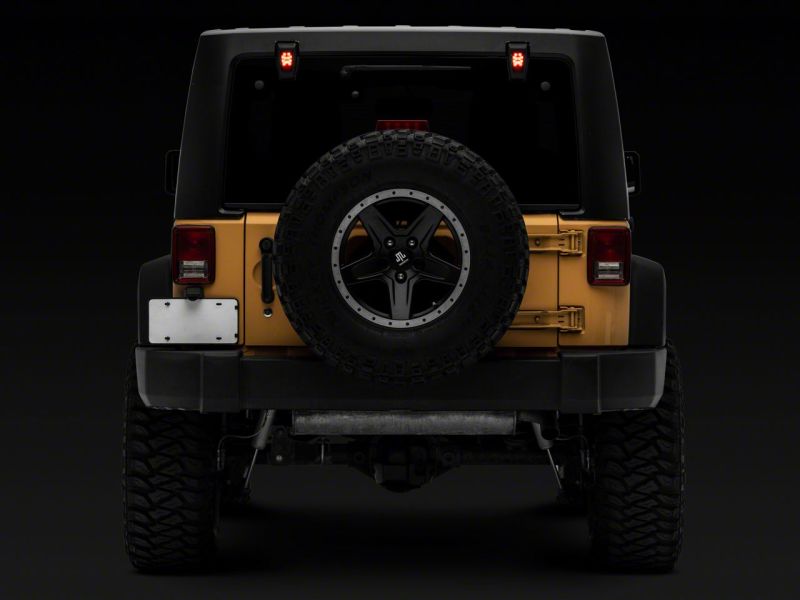 Load image into Gallery viewer, Raxiom 07-18 Jeep Wrangler JK w/ Hard Top Axial Series Rear Window Glass Hinge LED Lights
