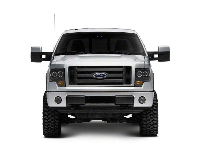 Load image into Gallery viewer, Raxiom 09-14 Ford F-150 Super White LED Halo Projector Headlights- Blk Housing (Clear Lens)
