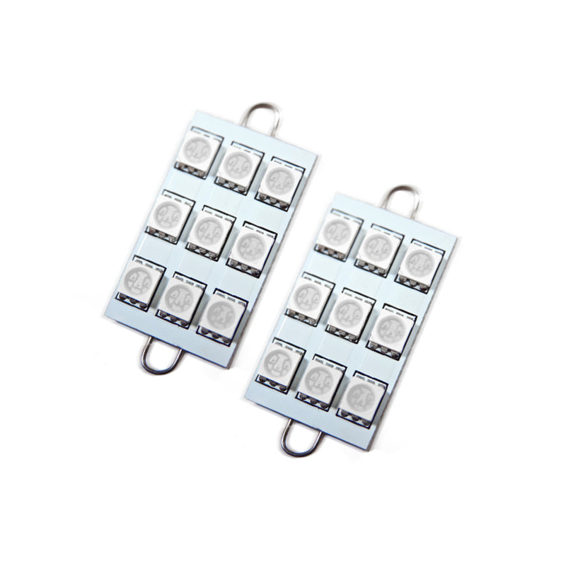 Load image into Gallery viewer, Oracle 44MM 6 LED 3 Chip - Loop Festoon Bulbs (Pair) - Red
