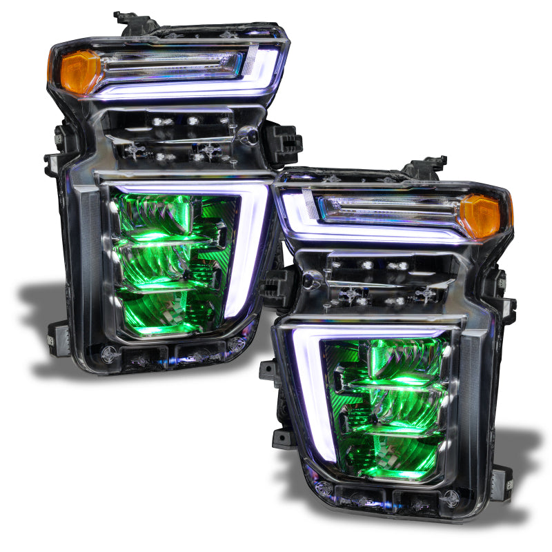 Load image into Gallery viewer, Oracle 20-21 Chevy Silverado HD 2500RGB Headlight Demon Eye Kit - w/o Controller
