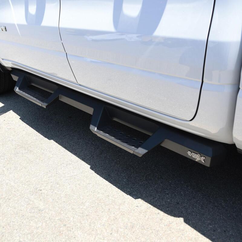 Load image into Gallery viewer, Westin 2019 Ram 1500 Quad Cab Drop Nerf Step Bars - Textured Black
