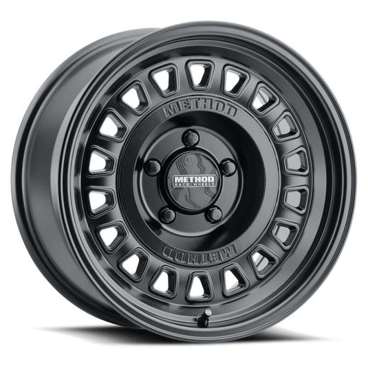 Method MR320 17x8.5 0mm Offset 5x5 BP 110.5mm CB 4.72in BS Matte Black Wheel