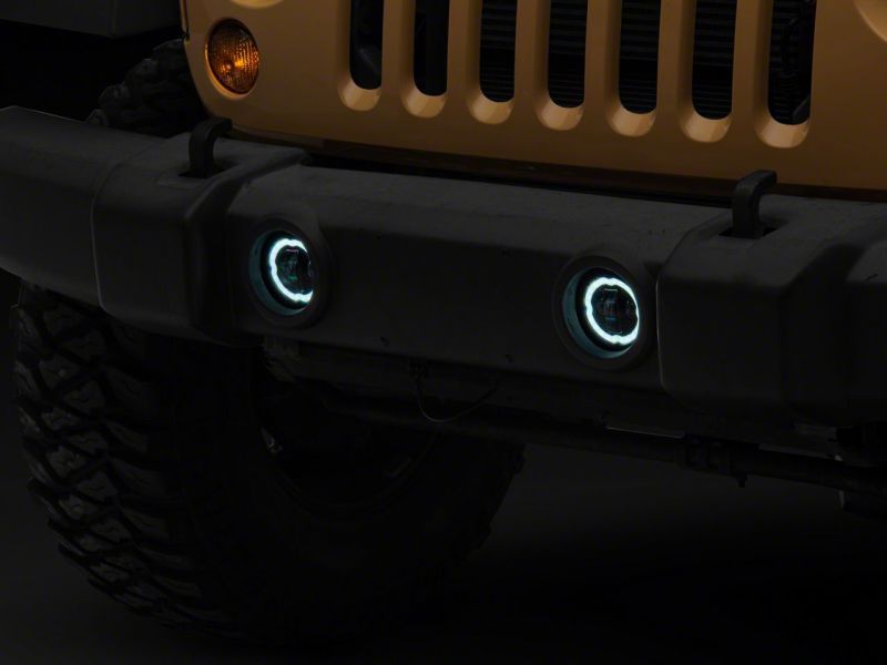 Load image into Gallery viewer, Raxiom 18-23 Jeep Wrangler JL Axial Series Angel Eye LED Fog Lights
