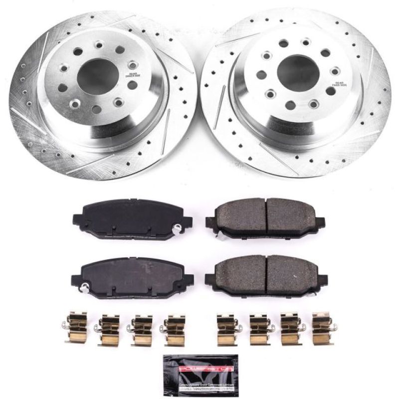 Load image into Gallery viewer, Power Stop 18-19 Jeep Wrangler Rear Z23 Evolution Sport Brake Kit
