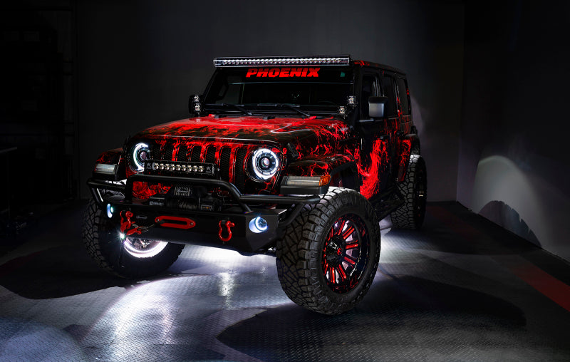 Load image into Gallery viewer, Oracle Bluetooth + RF Underbody Rock Light Kit - 4 PCS - ColorSHIFT
