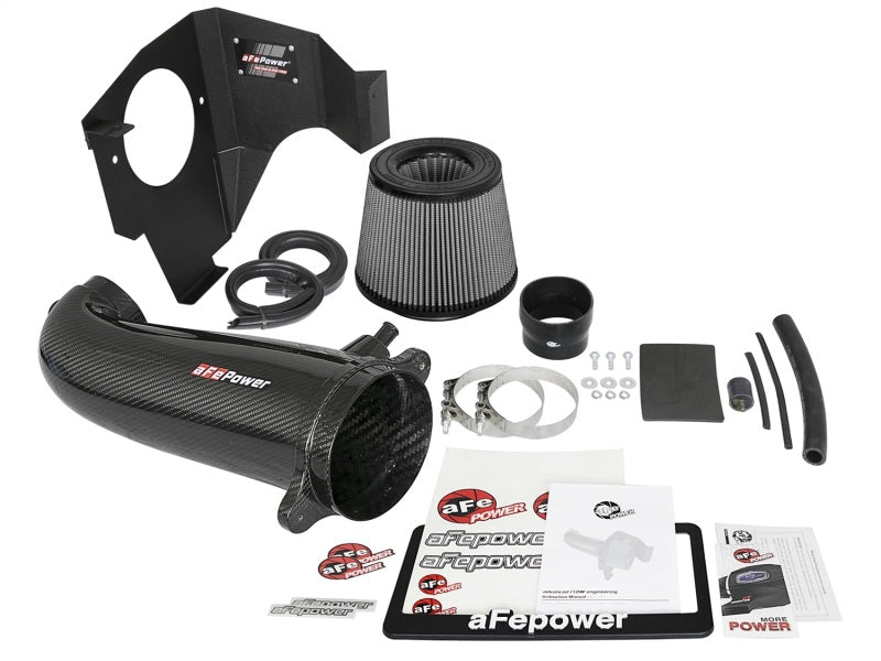 Load image into Gallery viewer, aFe POWER Magnum FORCE Carbon Fiber Stage 2 Track Series Pro Dry S CAIS - 11-18 Dodge Challenger V8
