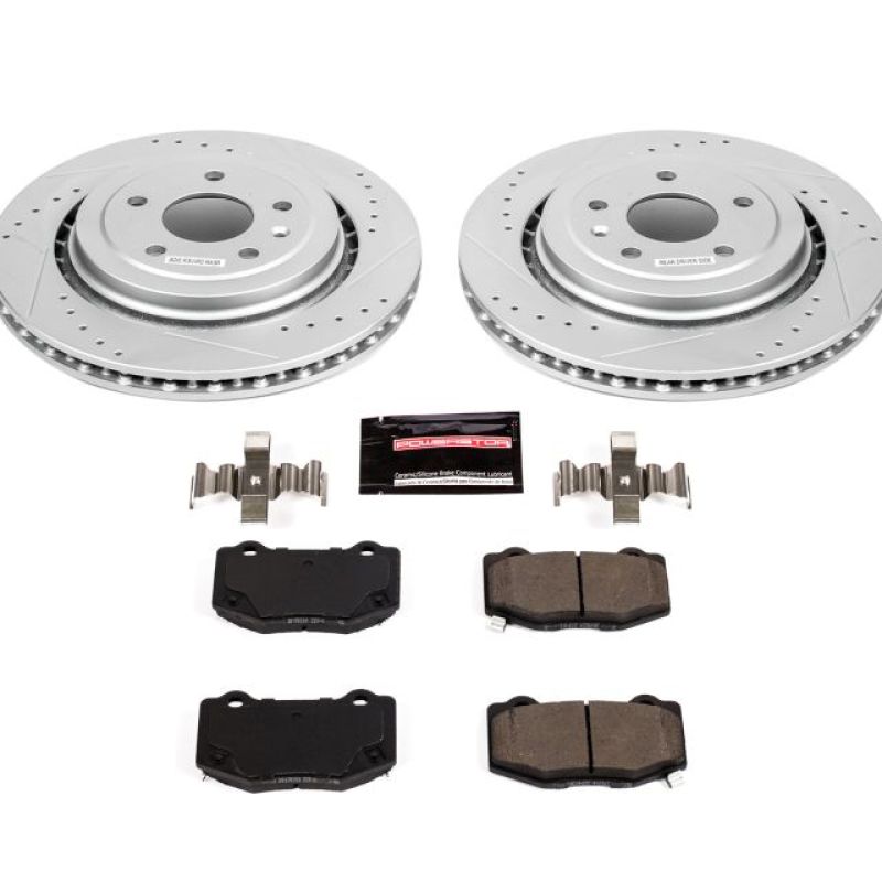Load image into Gallery viewer, Power Stop 14-19 Chevrolet Corvette Rear Z23 Evolution Sport Brake Kit
