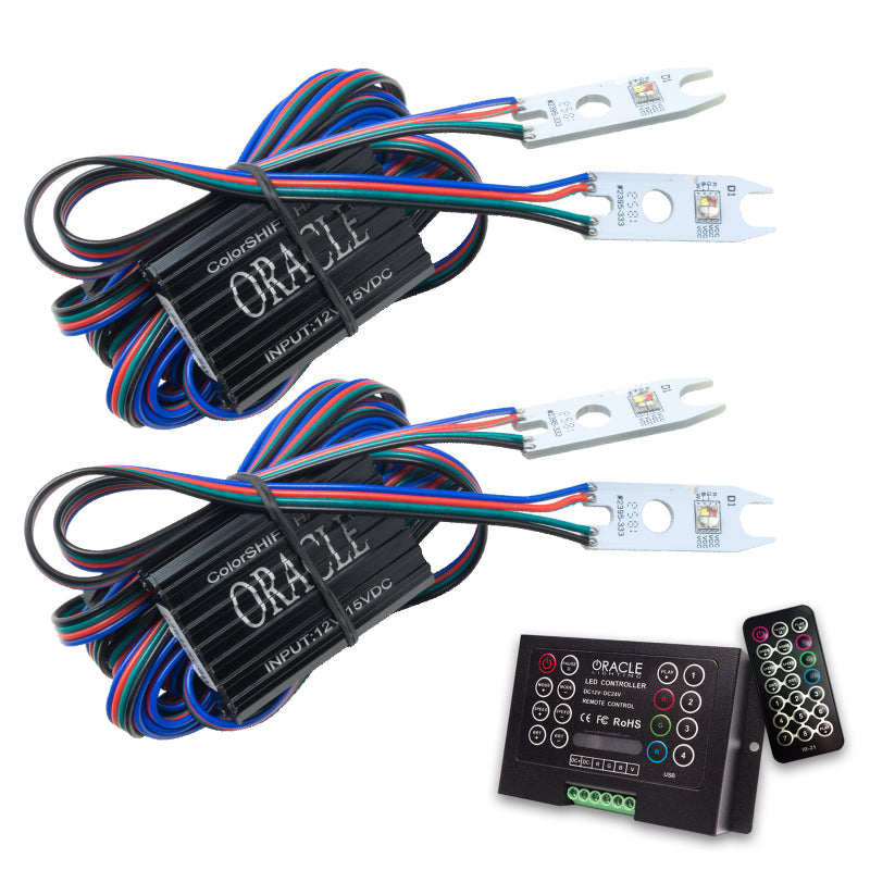 Load image into Gallery viewer, Oracle 15-17 Ford F-150 Headlight DRL Upgrade Kit - ColorSHIFT w/ 2.0 Controller
