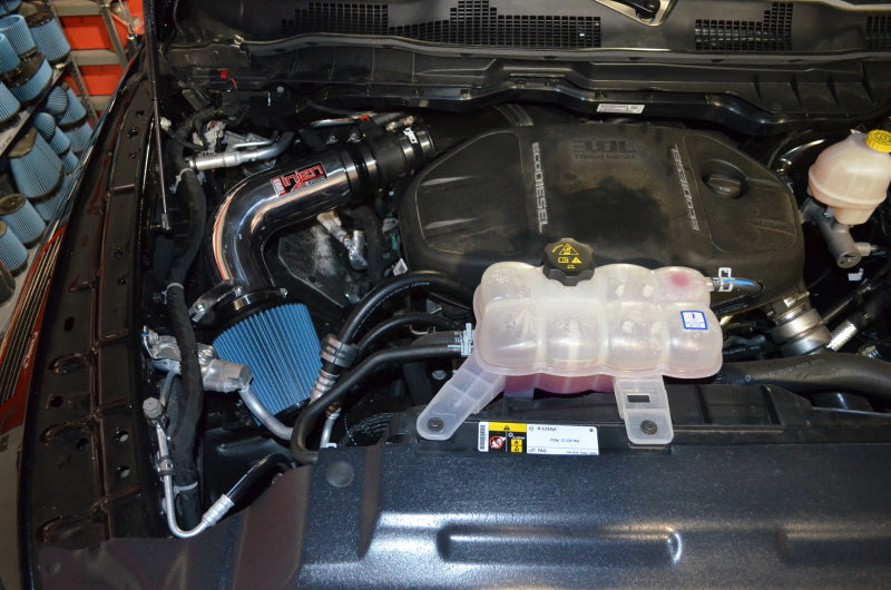 Load image into Gallery viewer, Injen 14-18 Dodge Ram 3.0L V6 Wrinkle Black Power-Flow Short Ram Intake
