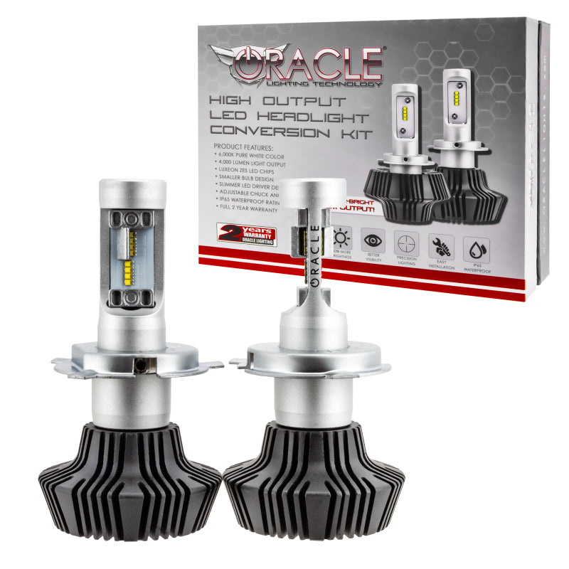 Load image into Gallery viewer, Oracle H4 4000 Lumen LED Headlight Bulbs (Pair) - 6000K
