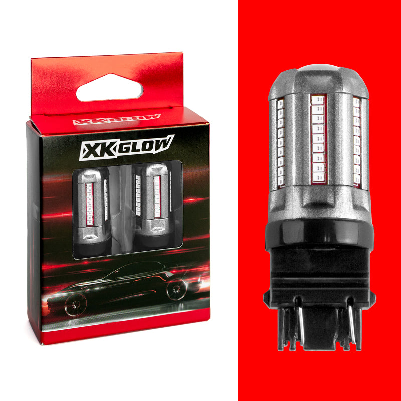 Load image into Gallery viewer, XK Glow 2pc Red 3157 Auto Bulb
