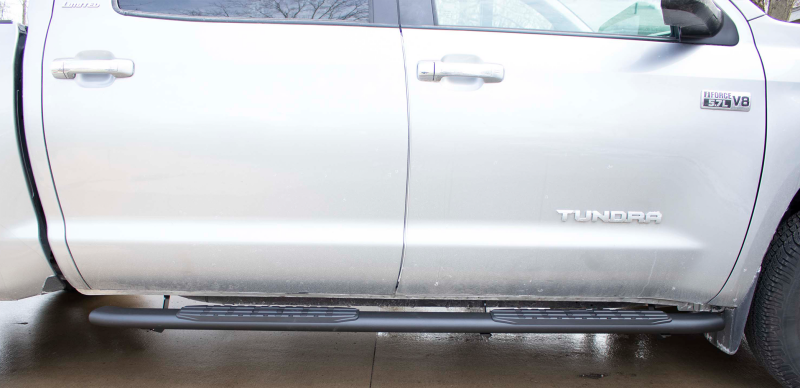Load image into Gallery viewer, Fishbone Offroad 07-21 Toyota Tundra Crew Max Cab Oval Side Steps - Black Textured
