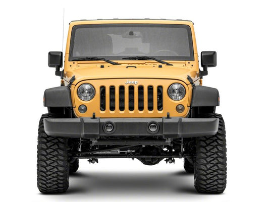 Raxiom 07-18 Jeep Wrangler JK Axial Series Halo LED Fog Lights- Amber