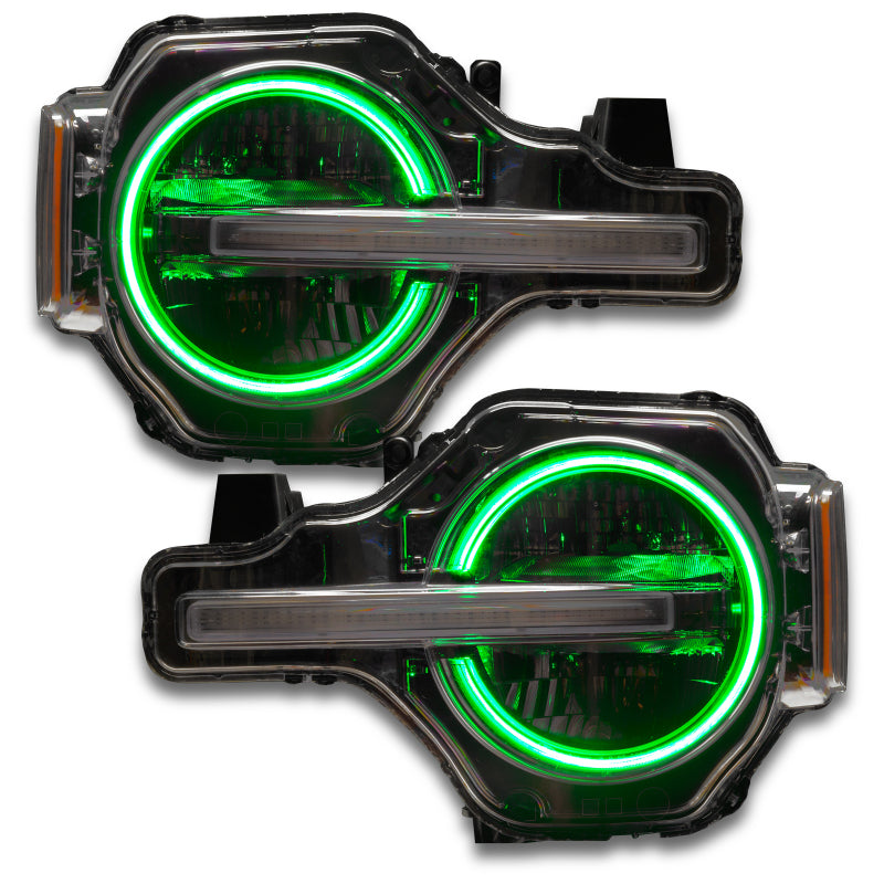 Load image into Gallery viewer, Oracle 2021 Ford Bronco DRL Upgrade w/ Halo Kit - ColorSHIFT w/ Simple Controller
