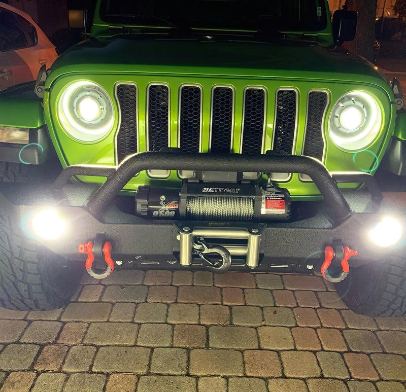 Load image into Gallery viewer, Oracle Jeep JL/Gladiator JT Oculus Bi-LED Projector Headlights - Amber/White Switchback SEE WARRANTY
