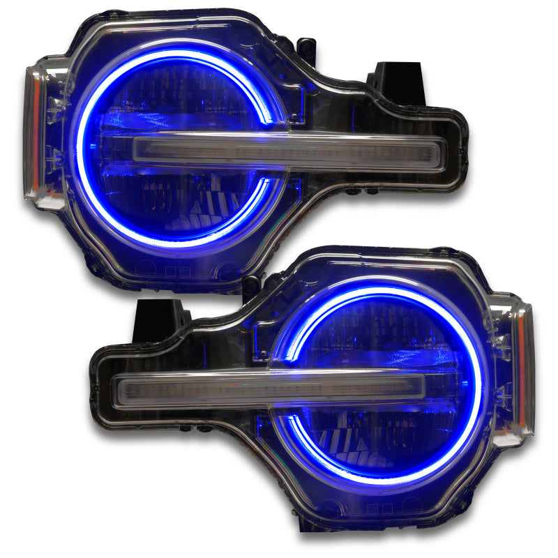 Load image into Gallery viewer, Oracle 2021 Ford Bronco DRL Upgrade w/ Halo Kit - ColorSHIFT w/ Simple Controller
