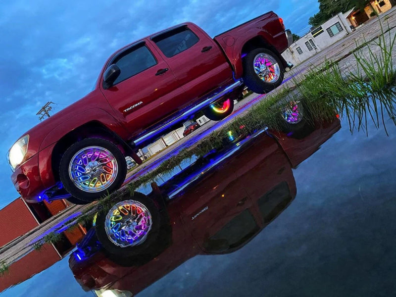 Load image into Gallery viewer, Oracle LED Illuminated Wheel Rings - ColorSHIFT Dynamic - ColorSHIFT - Dynamic
