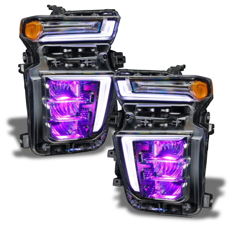 Load image into Gallery viewer, Oracle 20-21 Chevy Silverado HD 2500RGB Headlight Demon Eye Kit - w/o Controller
