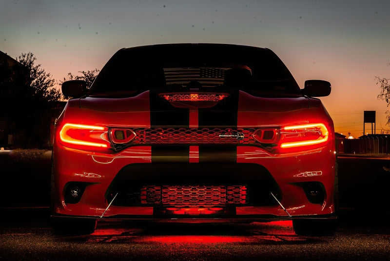 Load image into Gallery viewer, Oracle 15-21 Dodge Charger RGB+W DRL Headlight DRL Upgrade Kit - ColorSHIFT 2
