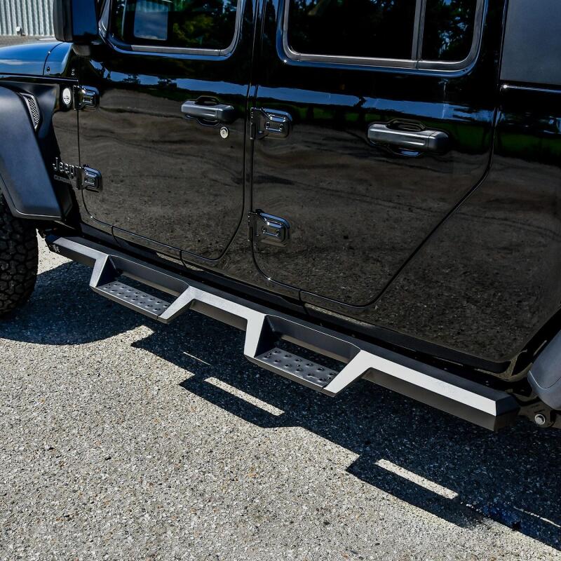 Load image into Gallery viewer, Westin 2020 Jeep Gladiator HDX Drop Nerf Step Bars - Textured Black
