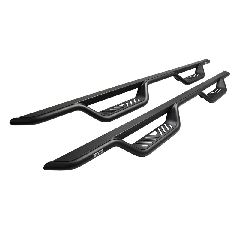 Load image into Gallery viewer, Westin 19-22 Chevrolet Silverado / GMC Sierra Crew Cab Outlaw Nerf Step Bars

