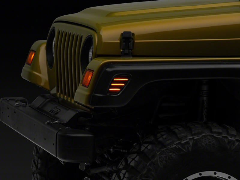 Load image into Gallery viewer, Raxiom 97-06 Jeep Wrangler TJ Axial Series LED Side Marker Lamps- Smoked
