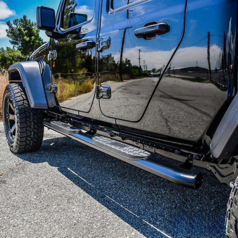Load image into Gallery viewer, Westin 20-22 Jeep Gladiator PRO TRAXX 4 Oval Nerf Step Bars - Black
