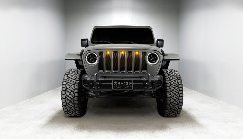 Load image into Gallery viewer, Oracle Jeep Wrangler JL/Gladiator JT 7in. High Powered LED Headlights (Pair) - White SEE WARRANTY
