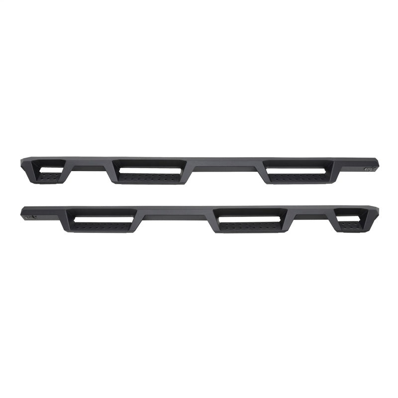 Load image into Gallery viewer, Westin 2019 Chevrolet Silverado/Sierra 1500 (5.5ft) Drop Wheel to Wheel Nerf Step Bars - Txt Black

